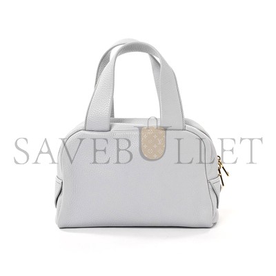 PRADA 2WAY BAG IN CALFSKIN, LIGHT GREY LEATHER 1BH078 (25*16*10cm)  PRADA 2WAY BAG IN CALFSKIN, LIGHT GREY LEATHER 1BH078 (25*16*10cm)
